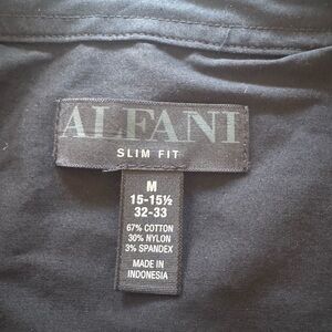 Alfani Classic Black Dress Shirt
